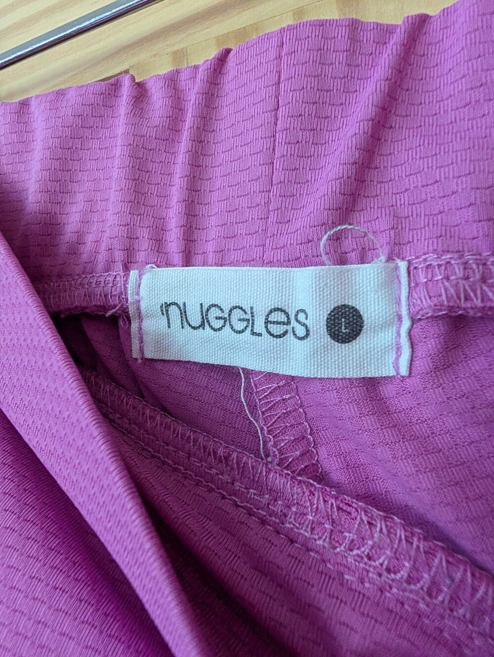 Nuggles Women’s L All-Sport Skirt Built In Leggings Pink Solid - Picture 2 of 5